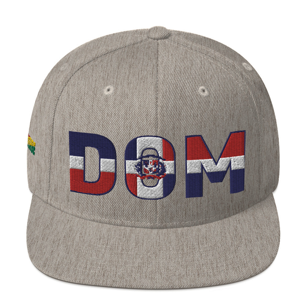 DOMINICAN REPUBLIC National Flag Inspired Snapback Hat