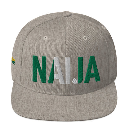 NAIJA National Flag Snapback Hat