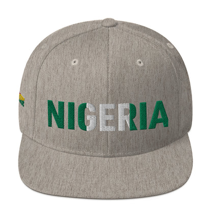 Nigeria National Flag Snapback Hat