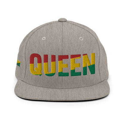 QUEEN Red Yellow Green Snapback Hat