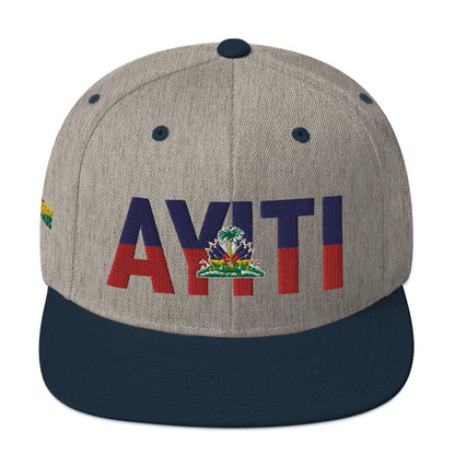 HAITI AYITI NATIONAL FLAG INSPIRED Snapback Hat