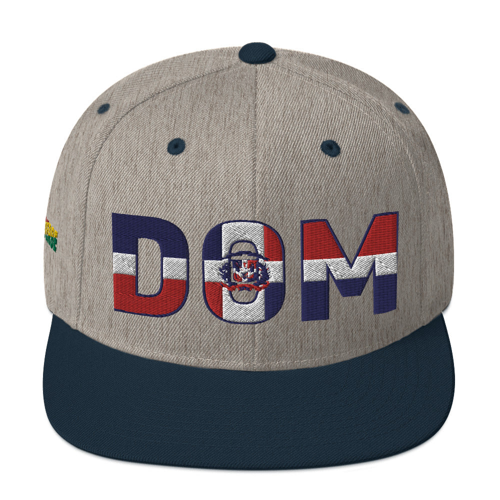 DOMINICAN REPUBLIC National Flag Inspired Snapback Hat