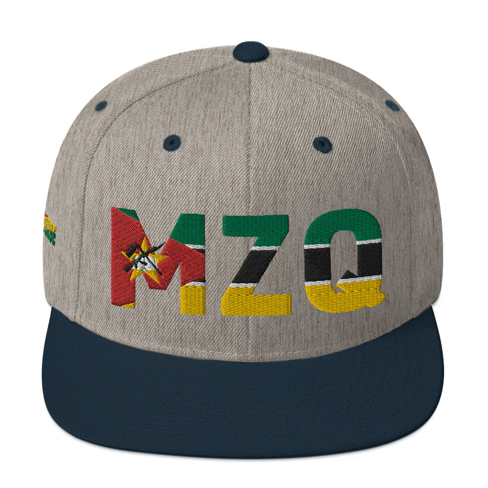 Mozambique Modern National Flag Inspired Snapback Hat