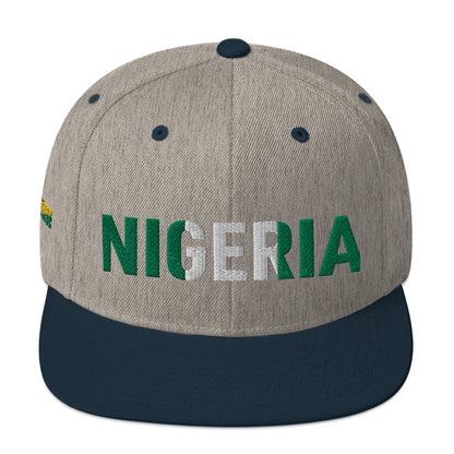 Nigeria National Flag Snapback Hat