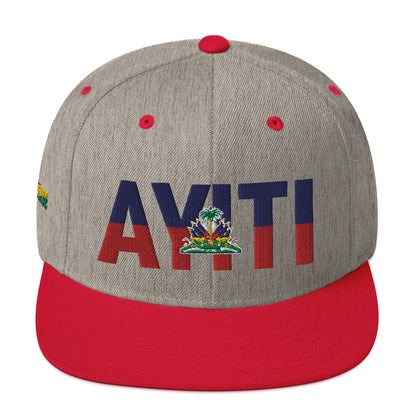 HAITI AYITI NATIONAL FLAG INSPIRED Snapback Hat