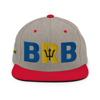 BARBADOS National Flag Inspired Snapback Hat