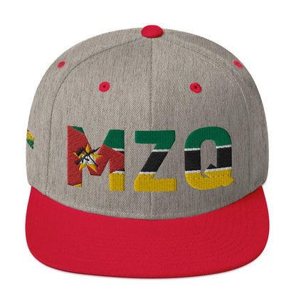 Mozambique Modern National Flag Inspired Snapback Hat