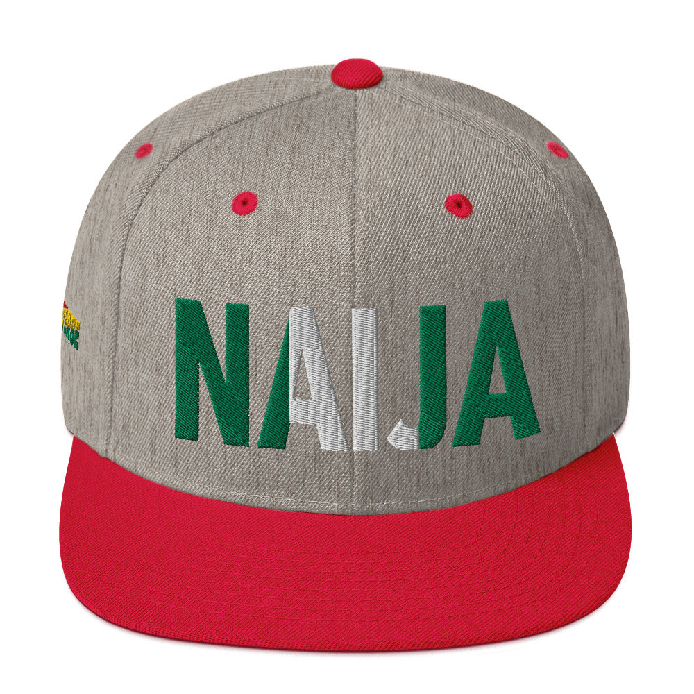 NAIJA National Flag Snapback Hat