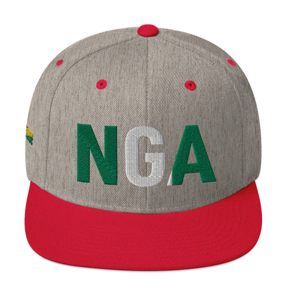 Nigeria National Flag (NGA) Snapback Hat