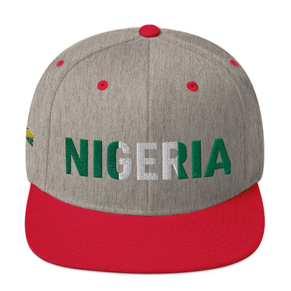 Nigeria National Flag Snapback Hat