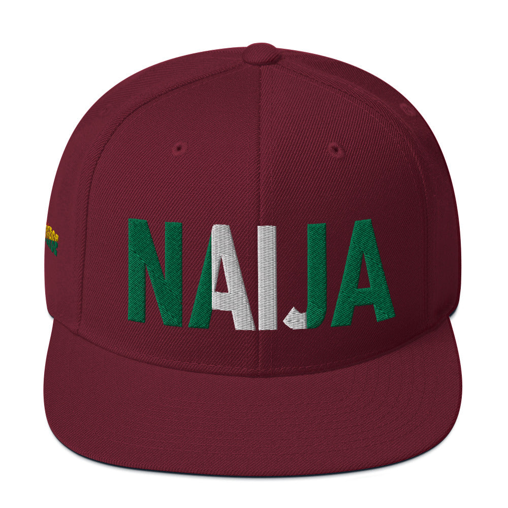 NAIJA National Flag Snapback Hat