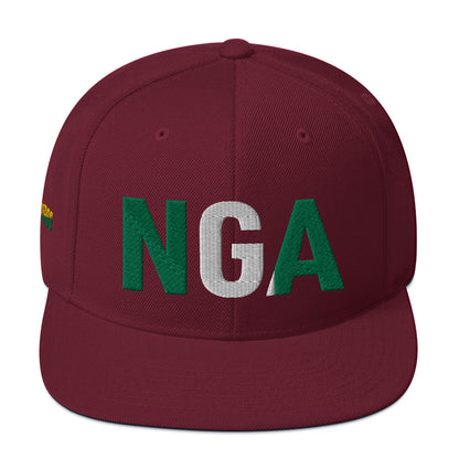 Nigeria National Flag (NGA) Snapback Hat