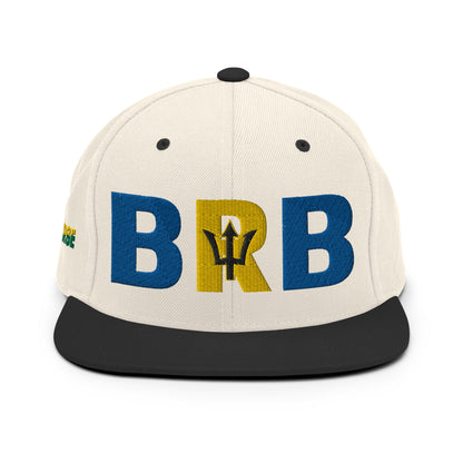 BARBADOS National Flag Inspired Snapback Hat