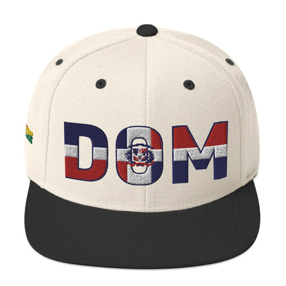 DOMINICAN REPUBLIC National Flag Inspired Snapback Hat