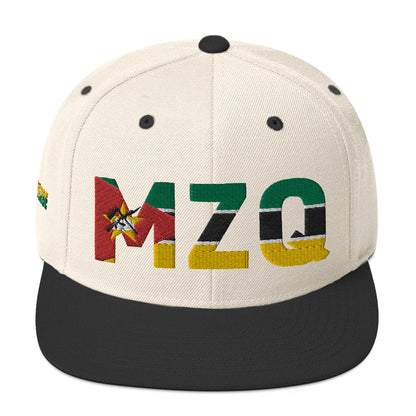 Mozambique Modern National Flag Inspired Snapback Hat