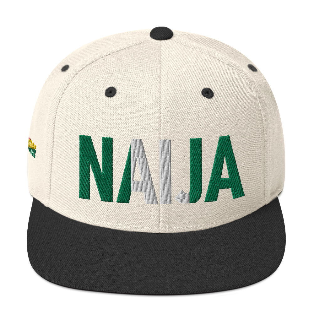 NAIJA National Flag Snapback Hat