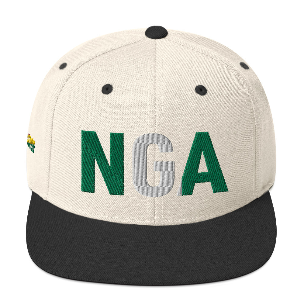 Nigeria National Flag (NGA) Snapback Hat