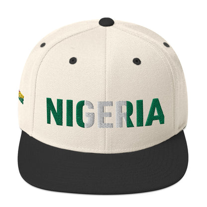 Nigeria National Flag Snapback Hat