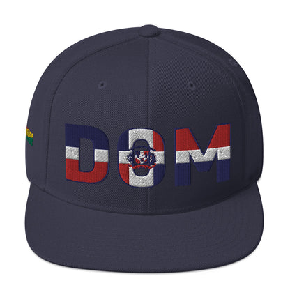 DOMINICAN REPUBLIC National Flag Inspired Snapback Hat