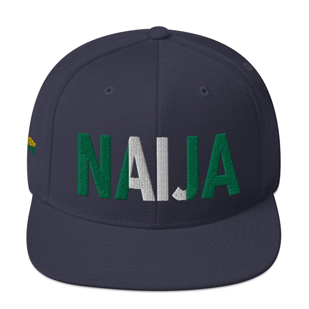 NAIJA National Flag Snapback Hat