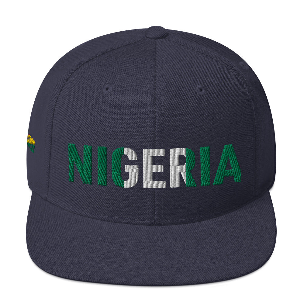 Nigeria National Flag Snapback Hat