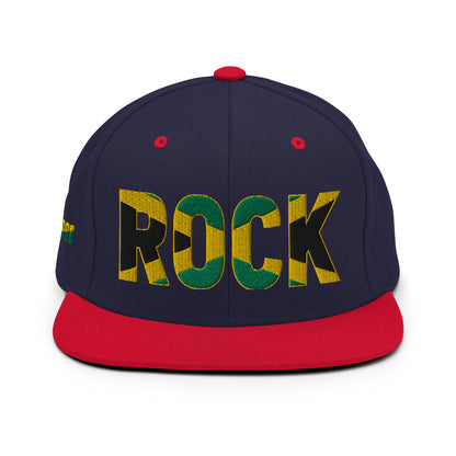 ROCK Jamaican Flag Inspired Snapback Hat