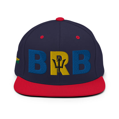 BARBADOS National Flag Inspired Snapback Hat