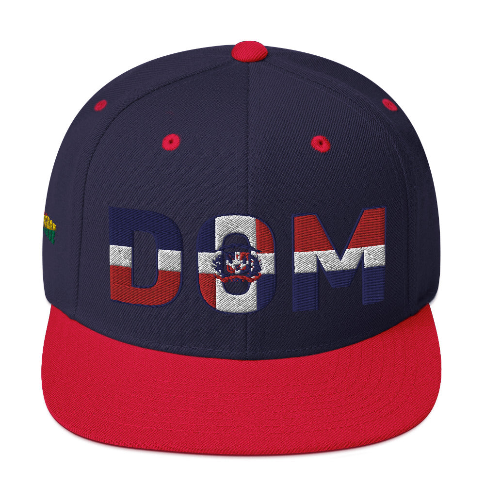 DOMINICAN REPUBLIC National Flag Inspired Snapback Hat