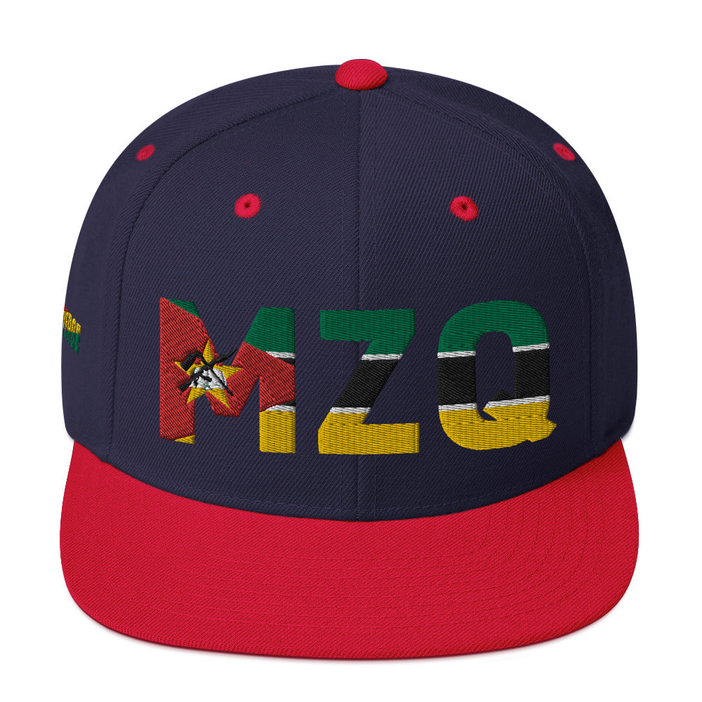 Mozambique Modern National Flag Inspired Snapback Hat