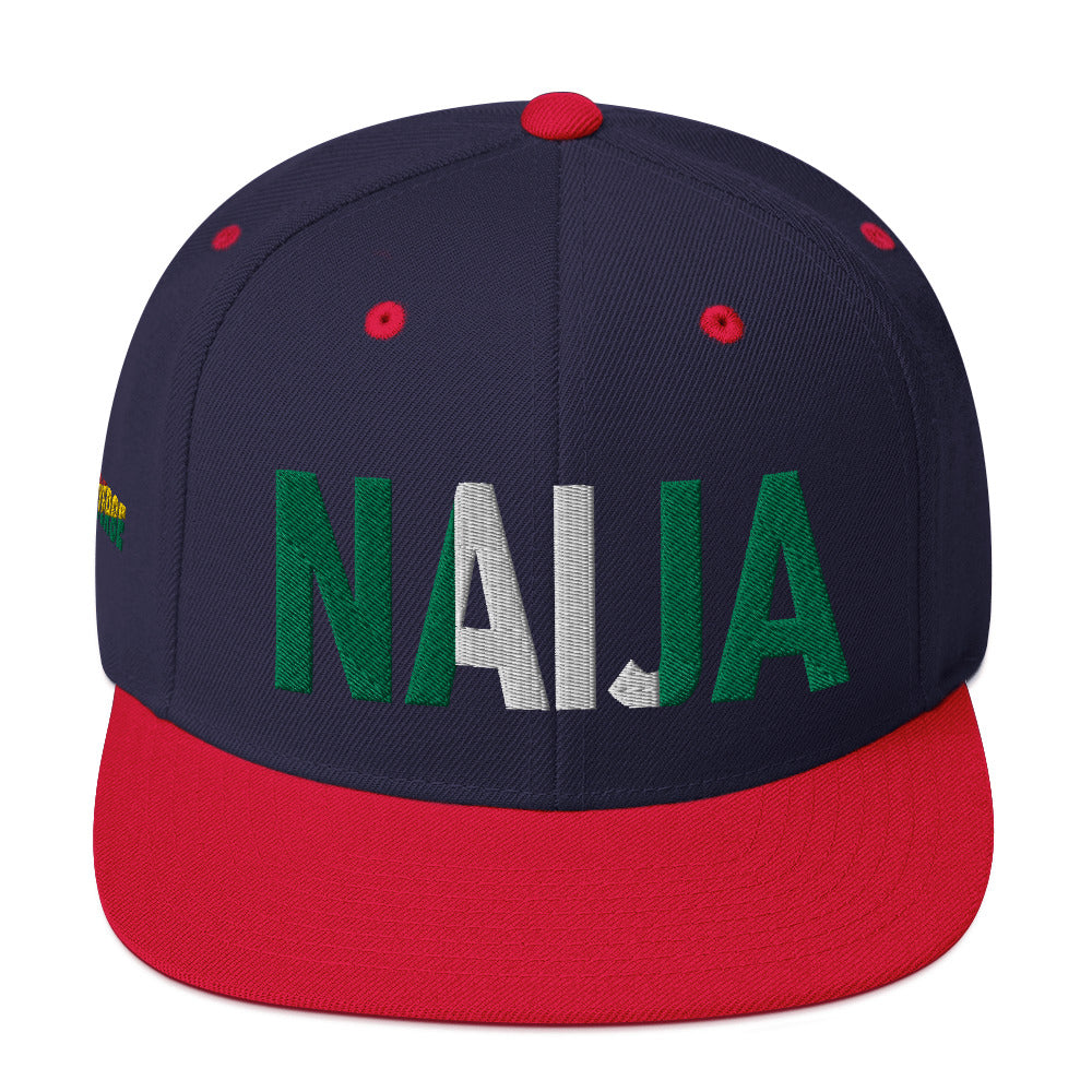 NAIJA National Flag Snapback Hat