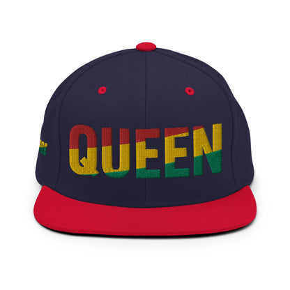 QUEEN Red Yellow Green Snapback Hat