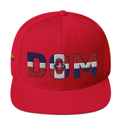 DOMINICAN REPUBLIC National Flag Inspired Snapback Hat