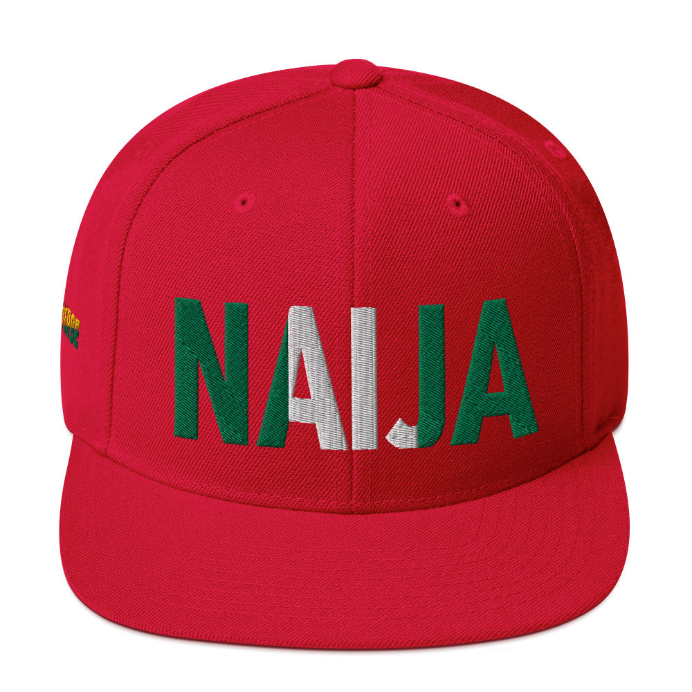 NAIJA National Flag Snapback Hat