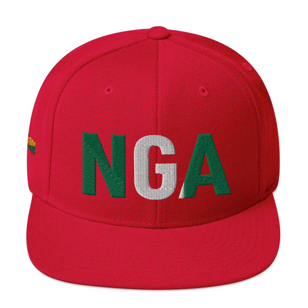 Nigeria National Flag (NGA) Snapback Hat