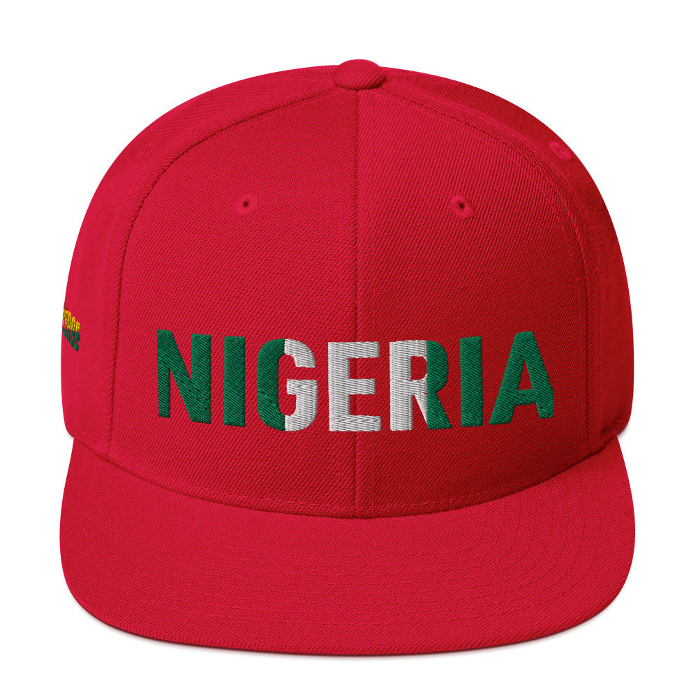 Nigeria National Flag Snapback Hat