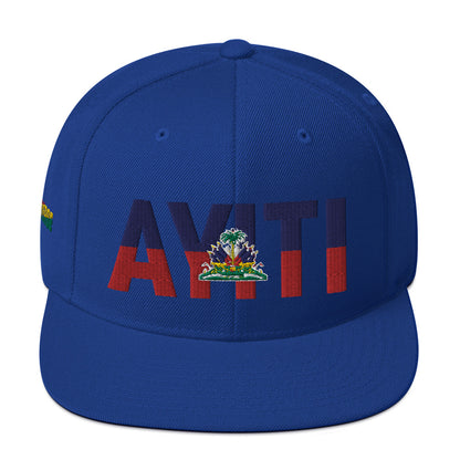 HAITI AYITI NATIONAL FLAG INSPIRED Snapback Hat