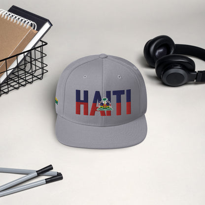 HAITI NATIONAL FLAG INSPIRED Snapback Hat