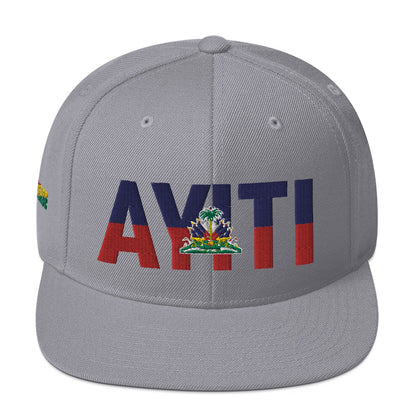 HAITI AYITI NATIONAL FLAG INSPIRED Snapback Hat