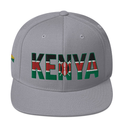 KENYA Embroidered Snapback Hat