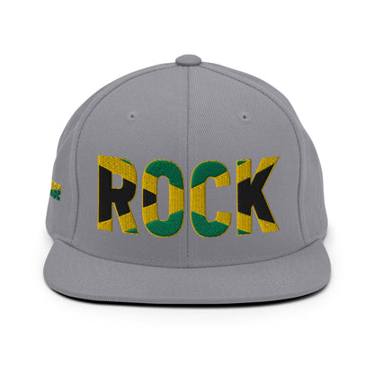 ROCK Jamaican Flag Inspired Snapback Hat