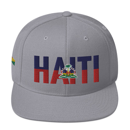 HAITI NATIONAL FLAG INSPIRED Snapback Hat