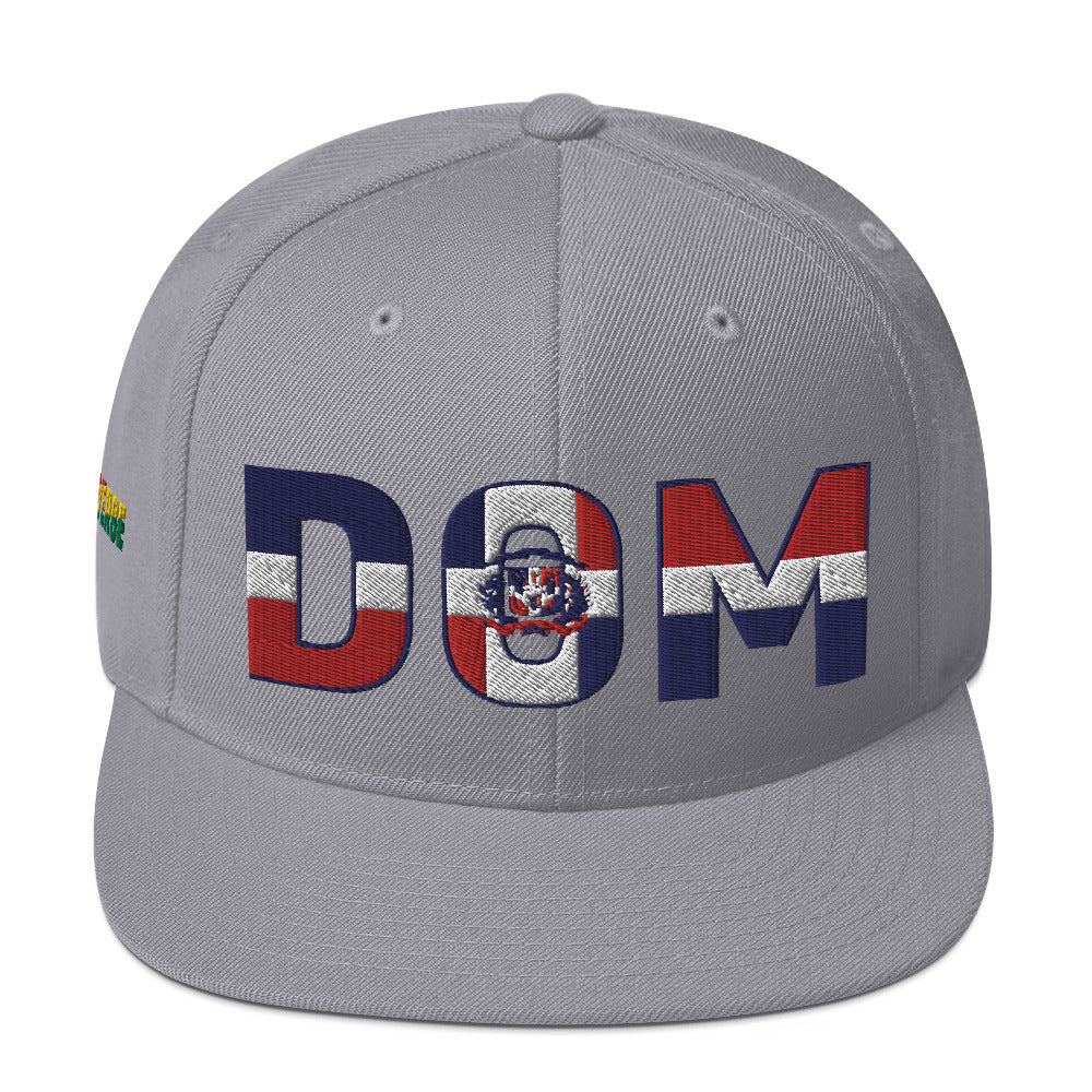 DOMINICAN REPUBLIC National Flag Inspired Snapback Hat