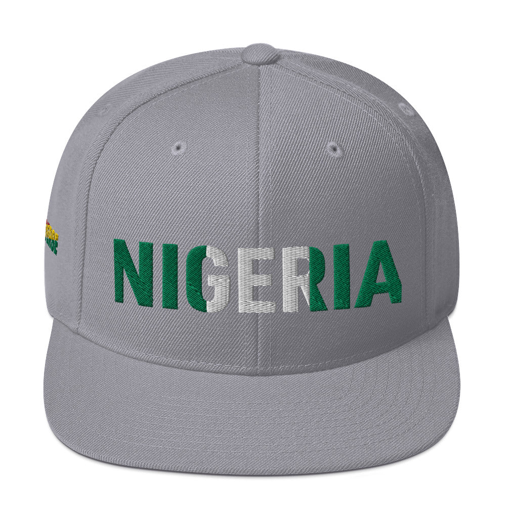 Nigeria National Flag Snapback Hat