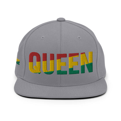 QUEEN Red Yellow Green Snapback Hat