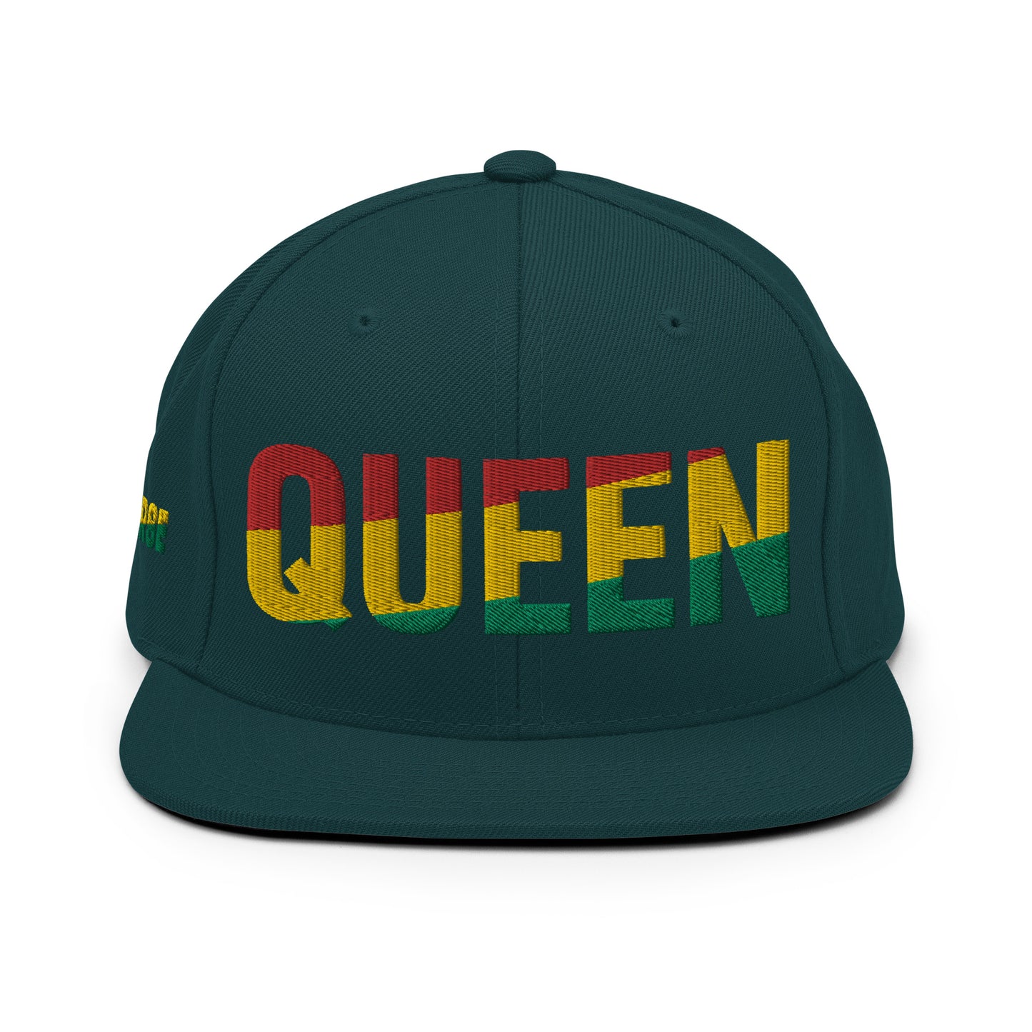 QUEEN Red Yellow Green Snapback Hat