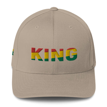 KING Pan African Colored Fitted Structured Twill Cap