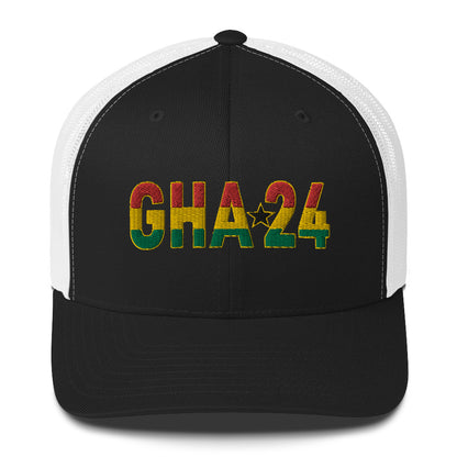 GHANA 24 FLOW INTERNATIONAL Trucker Cap