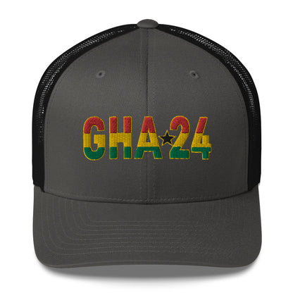 GHANA 24 FLOW INTERNATIONAL Trucker Cap