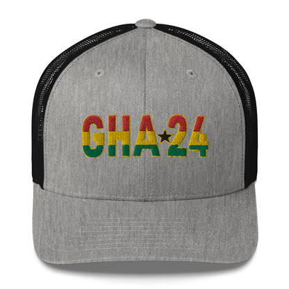 GHANA 24 FLOW INTERNATIONAL Trucker Cap