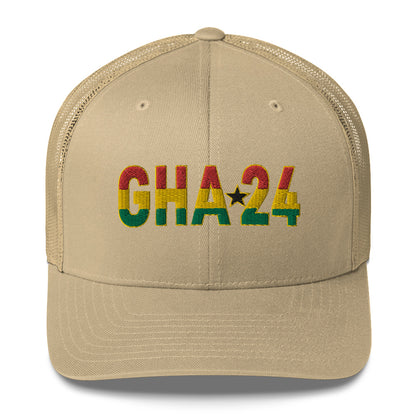 GHANA 24 FLOW INTERNATIONAL Trucker Cap